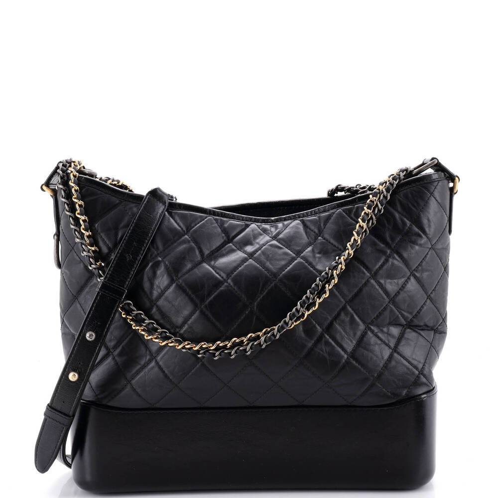 Chanel Gabrielle Hobo Quilted Aged #259707C26B